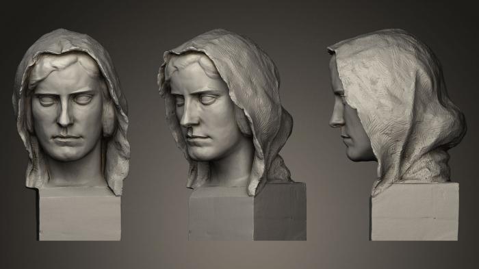 Busts and bas-reliefs of famous people (BUSTC_0277) 3D model for CNC machine